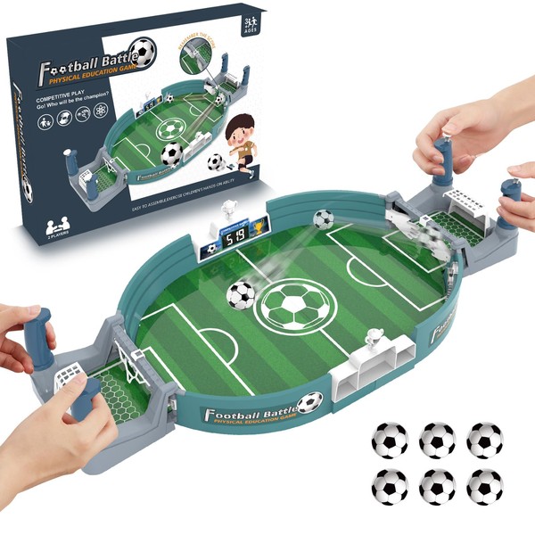 Beria Foosball Table Interactive Game - Foosball Games, Fun and Interactive Game for Family and Friend, Improve Hand-Eye Coordination and Social Skills, Gift for 3 4 5 6 7 8 Year Old Girls/Boys(Large)