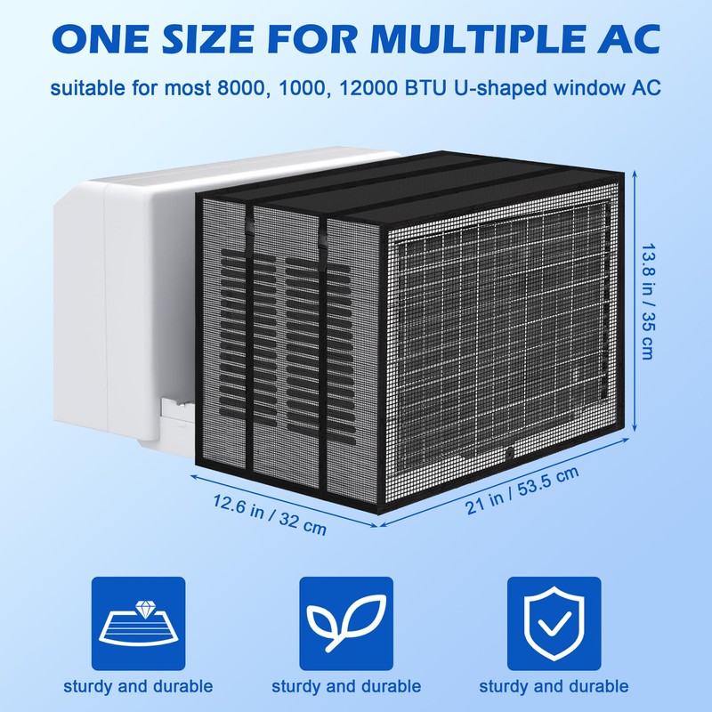Windspeed U Shaped AC Mesh Cover for Midea U Shaped