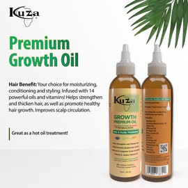 Premium Growth Oil W/Black Cumin & Rosemary 4 Oz. (Pack Of 2)