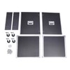 YIYIONCE 12U Portable Network Server Rack Rolling Network Rack Computer