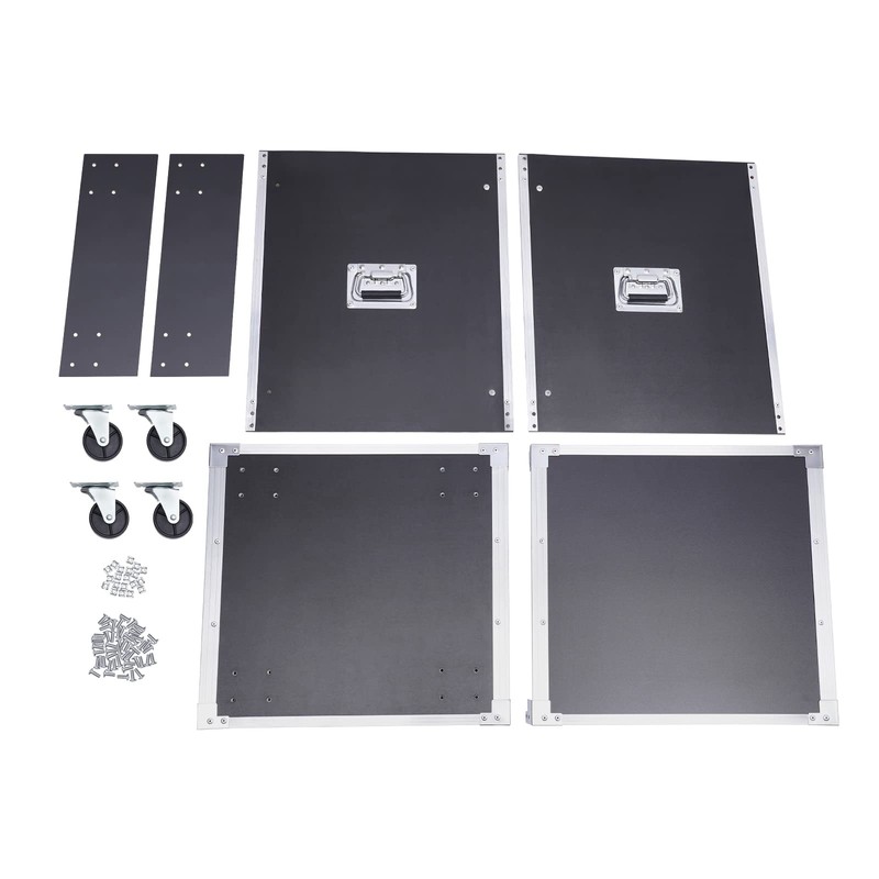 YIYIONCE 12U Portable Network Server Rack Rolling Network Rack Computer