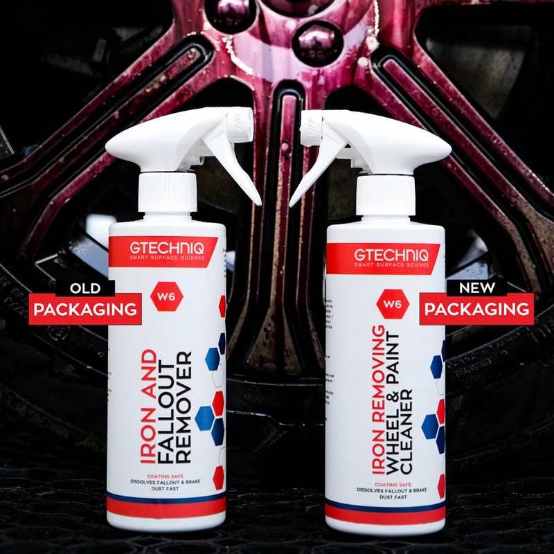 Gtechniq W6 Iron Removing Wheel & Paint Cleaner for Cars,