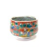 Kutani Ware (Matcha Bowl) Wood-Rice Print