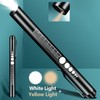 ALONEFIRE P32 Pen Flashlight Bright White+Yellow Dual Light Source USB