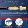 Kozelo Pack of 1 Brass Hose Barb Fittings Adapter Connector