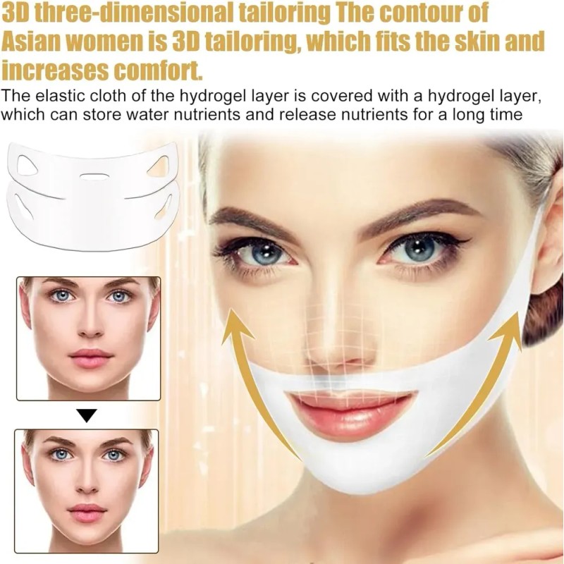 5pzs Cinta Lifting Facial Reafirmante Y Tonificante De Piel