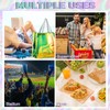 BBTO 6 Pcs Clear Tote Bag Stadium Approved Plastic Bag