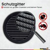 Steinberg14 Black Ventilation Grille 150 mm - Plastic Exhaust Grille