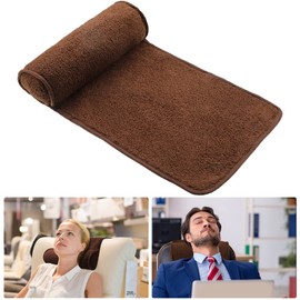 Weysat Neck Pillow for Recliner Head Pillow Adjustable Plush Pillow Neck Roll Non Slip Fleece Couch Neck Head Support Pillow for Travel Home Recliner Sofa Armchair(Brown)
