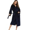 Vlazom Ladies Dressing Gowns, Fluffy Super Robe Comfy Flannel Bathrobe
