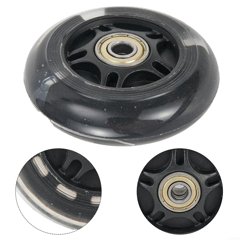 Rear ABED LED Flash Wheel for Scooter, 80mm Diameter, 2