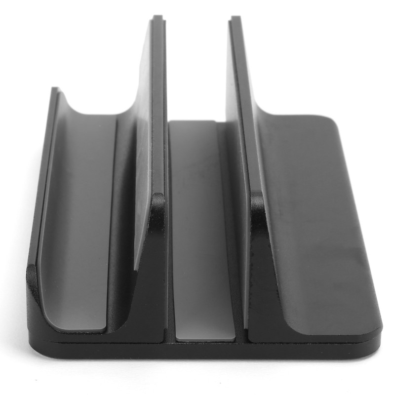 Vertical Laptop Stand Adjustable Aluminum Multipurpose Desktop Computer Laptop StandBlack