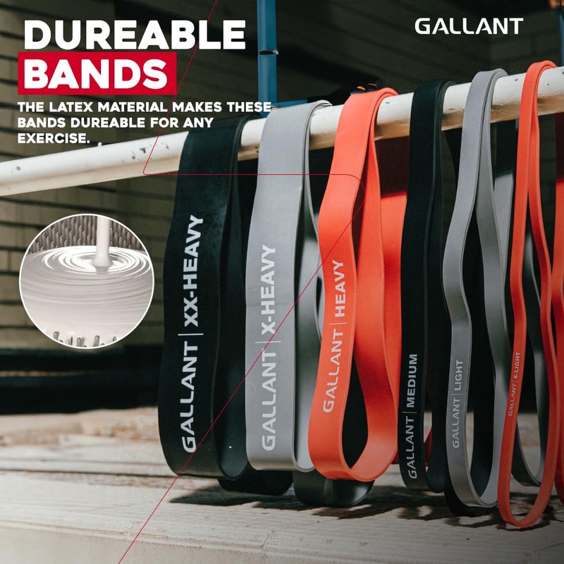 Gallant Resistance Bands - Pull Up Bands Set - Different