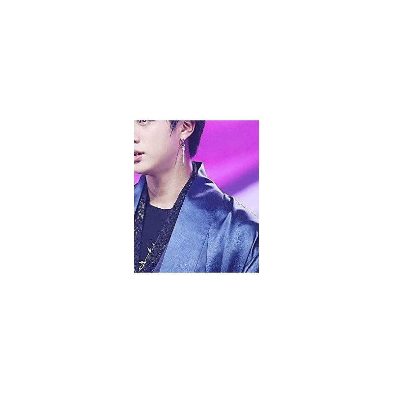 Liberty-M BTS Jin Model Earrings/Earrings, Single Ear, Popular Accessory, Ball