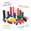 Learning Resources MathLink Cubes - Set of 100 Cubes, Ages