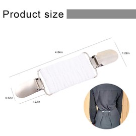 3PCS Fashion Dress Clips, Retro Back Cinch Clips for Clothes, Waist Cincher Clip Buckles to Tighten Dress or Shirt, Stylish Cardigan Brooch Clips for Back Cinch and Waist Adjustment Accessories