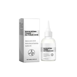 Exfolierender Feuchtigkeitsspendender Toner 100ml – Mit Hyaluronsäure & Glykolsäure Für Strahlende Haut, Gleichmäßigen Teint & Porenverfeinerung – Sanftes Peeling Für Frische, Ausbalancierte Haut
