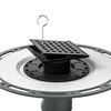 Bernkot Square Shower Drain, 4" Matte Black 304 Stainless Steel