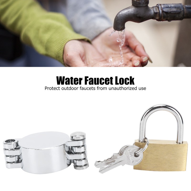 Outdoor Water Faucet Lock Pipeline Water Plugging Device House Garden