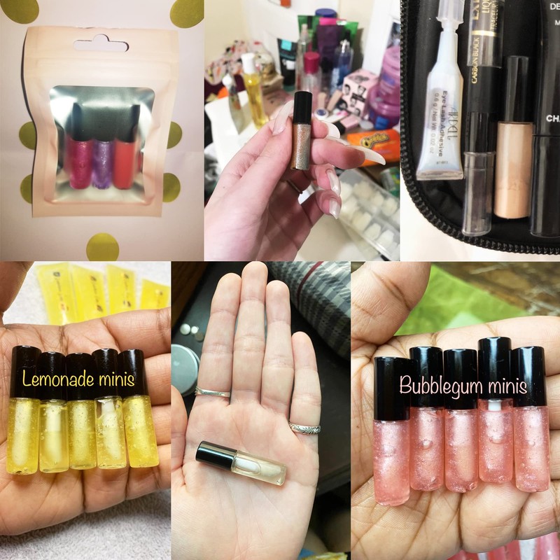 Honbay - 10 recipientes de 1,2 ml, reutilizables y vacíos,