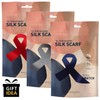 Basic Sense Plain 100% Genuine Mulberry Silk Small Square Scarf,