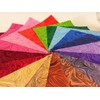 102 Rainbow Swirl pre Cut Charm Pack 5" Squares 100%