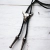 Bull Skull Bolo Tie