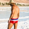 Taddlee - Bañador sexy para hombre, Rojo, X-Large