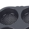 4 Cup Hamburger Bun Pan Dishwasher Safe Silicone Hamburger Bun