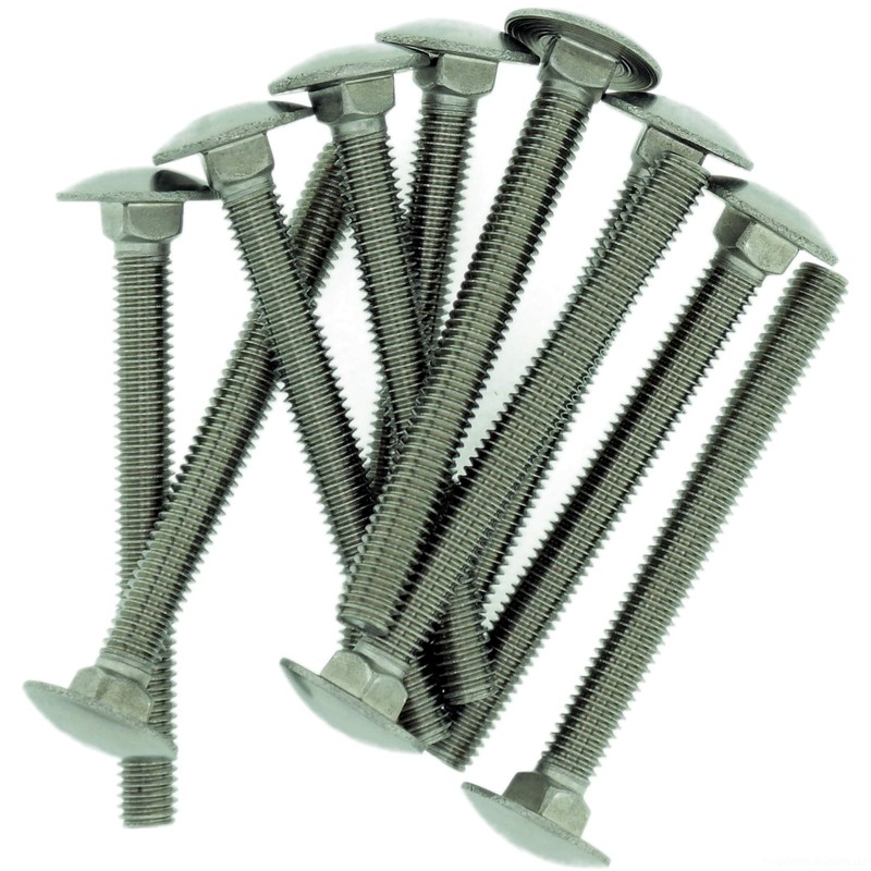M5 (5mm x 25mm) Cup Square Carriage Bolt (Fully Threaded)