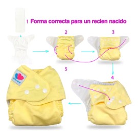Pañales De Tela Bebes Insertos Nocturnos Ecobaby Original
