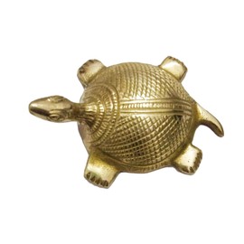 athizay - Estatua de decoración de Mesa de Tortuga, latón con Acabado Antiguo, Cifras de Feng Shui, decoración de Tortugas, para Sala de Estar, recámara, Oficina, recepción (Tortuga Feng Shui)