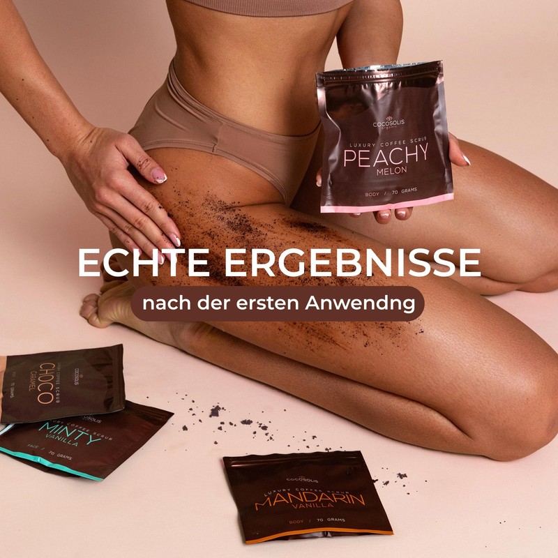 COCOSOLIS SCRUB Coffee Body Scrub Set - Essential Oils -