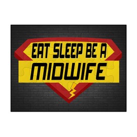 Makoroni -EAT Sleep BE A Midwife Career - Jigsaw Puzzle 30 pcs, DesG96