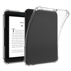 BOZHUORUI Clear Case for 6" Nook GlowLight 4 / GlowLight 4E (2021/2022 Released) - Lightweight TPU Transparent Flexible Soft Shell Back Cover Fits Nook Glowight 4/4E