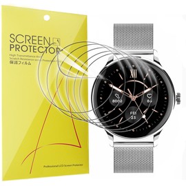 Blueshaweu Compatible for Sekonda Flex Plus Smart Calling Watch Screen Protector, [6 Pack] Full Coverage TPU Clear Film Compatible for Sekonda Flex Plus Smart Calling Watch 42mm (6Pack)