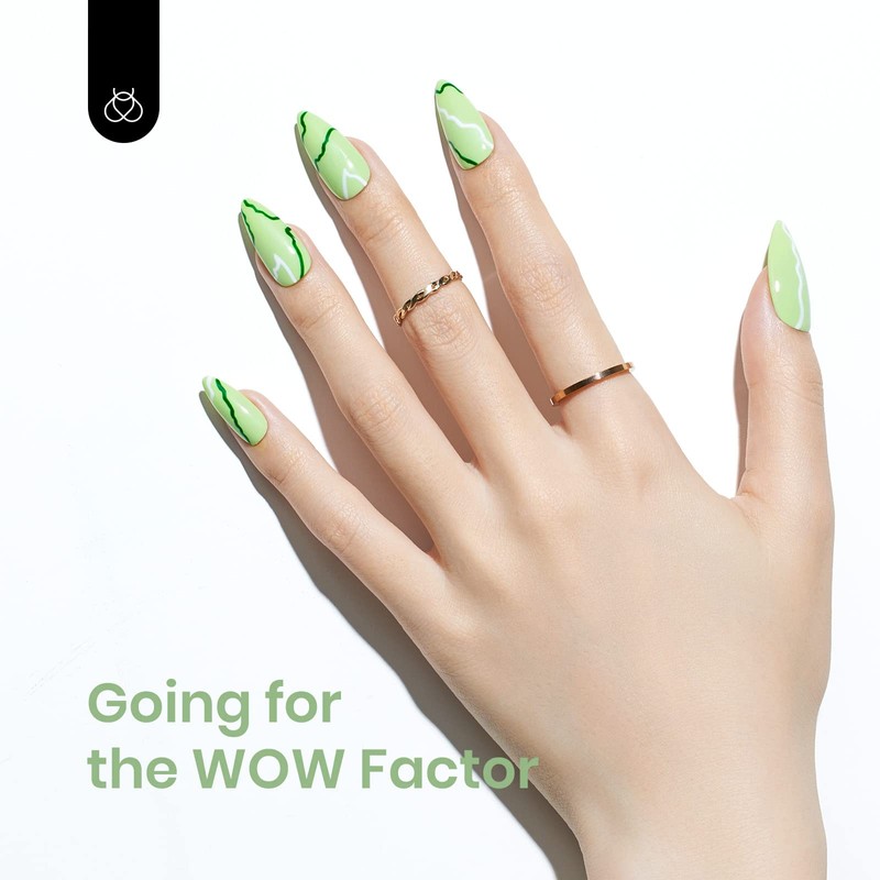 Beetles Gel Nail Polish, 1Pcs 15ml Spring Green Gel Polish