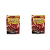 2 Packs Dragon Shield Matte Ruby Standard Size 100 ct