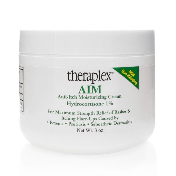 Theraplex AIM - Anti-Itch Moisturizing Cream (3 oz) - Non-stinging, Relieves Itching, Rashes, Flare Ups - Helps Repair & Restore the Skin's Natural Protective Barrier