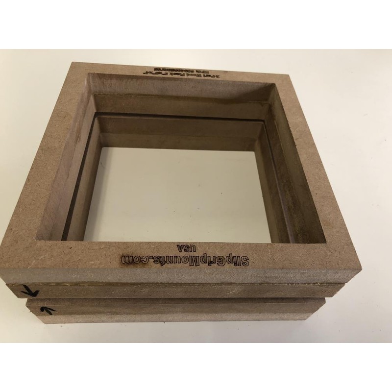 slipGrip 2-Part Foundry Wood Flask for Sand Casting Jewelry Or