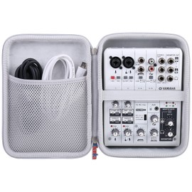 Khanka Compatible Storage Case for Yamaha Yamaha AG06/AG06MK2 Webcasting Mixer Audio Interface