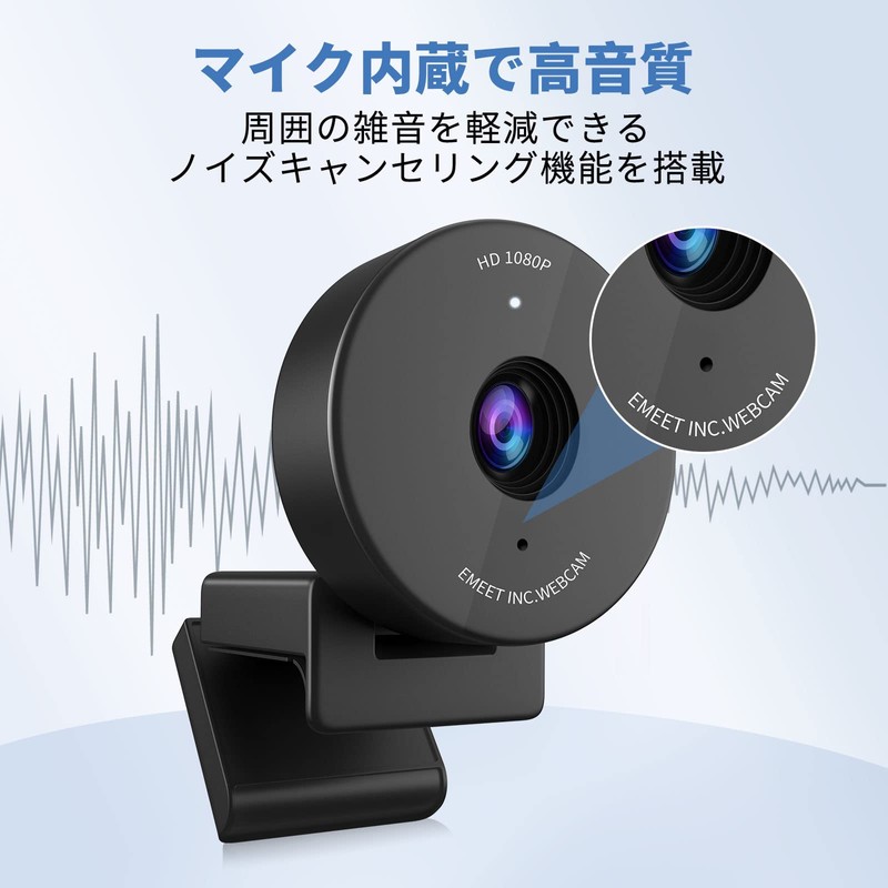 WEB Camera EMEET C950 Webcam Ideal for Personal Meetings, HD1080P,