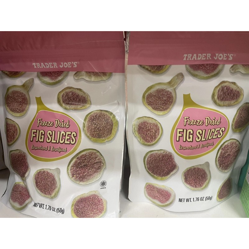 Trader Joe's 2 Packs Trader Joe's Freeze Dried Fig Slices