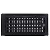Decor Grates PL408-BLK 4-Inch by 8-Inch Plastic Floor Register, Black