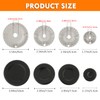 HUAREW Gas Stove Burner Caps Set, Cooker Hat Set Suitable