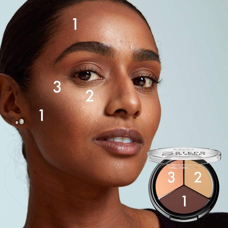 NYX PROFESSIONAL MAKEUP 3 Steps to Sculpt, Face Sculpting Contour