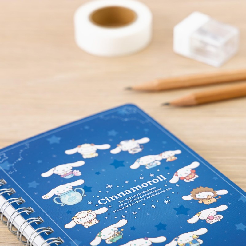 Yamano Shigyo 413781 Ring Notebook, A6, Cinnamoroll