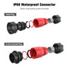 4 Pin IP68 Waterproof M20 Aviation Connector for Electrical Connection