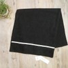 Imabari Towel Pillowcase Idezora Pile Pillowcase 45x90cm Black