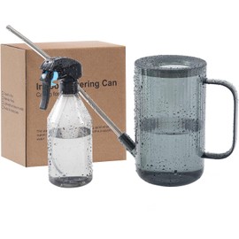 Tennedriv Green Indoor Plant Watering Can(34oz), Watering Can for Indoor Plants, Flowers, Succulents, with Plant Mister Spray Bottle(10oz)